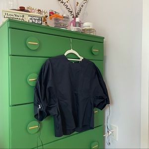 Drawstring Tibi Shirt